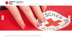 Desktop Screenshot of drk-kv-waldshut.de